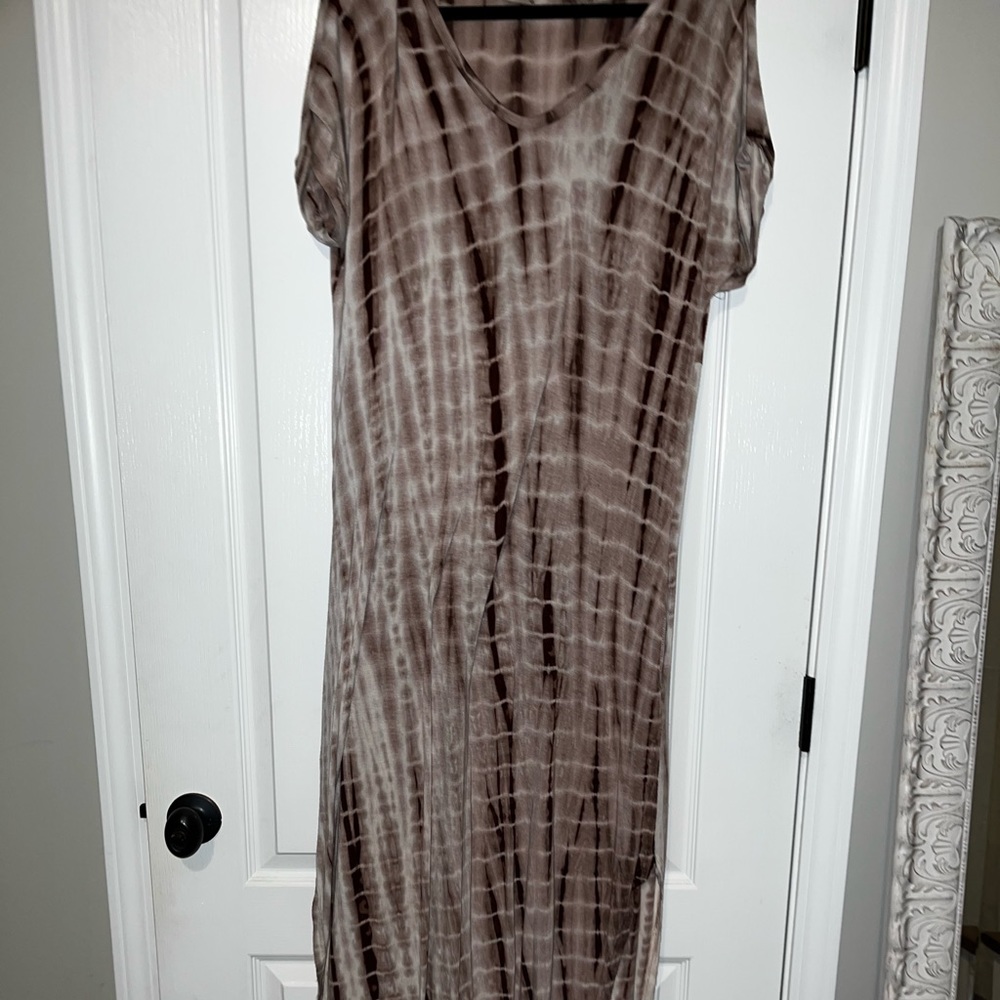 Neutral Tie-dye Maxi